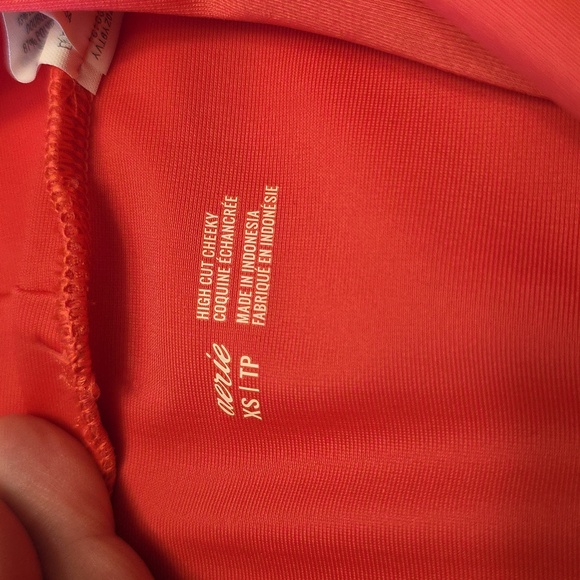 NWT Aerie Scoop Bikini Top Size XXS & Hi Cut Cheeky Bikini Bottom Size XS - Picture 10 of 15